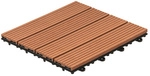 HOME DELUXE Holzfliesen &raquo;BAVARO&laquo;, 30 x 30 x 2,2 cm, 3 m&sup2; - braun