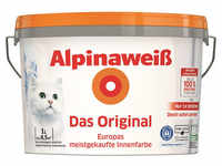 ALPINA Innenfarbe »Alpinaweiß Das Original«, 1 l, weiß, matt - weiss