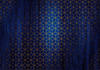 KOMAR Vliestapete »Mystique Bleu«, Breite 400 cm, seidenmatt - bunt