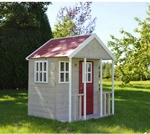 WENDITOYS Spielhaus &raquo;Fuchs&laquo;, BxHxT: 120 x 155 x 120 cm, Holz, natur -...
