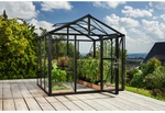 VITAVIA Gew&auml;chshaus &raquo;Zeus&laquo;, 6,2533 m&sup2;, Aluminium, winterfest - schwarz