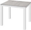 BEST Tisch »Houston«, BxHxT: 90 x 74,5 x 90 cm, Tischplatte: Glas/keramik - weiss