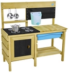 TP Toys Matschk&uuml;che, Holz, naturfarben - beige