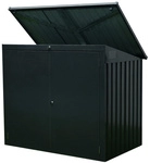 FLORAWORLD M&uuml;lltonnenbox, 158 x 134 x 101 cm (BxHxT), 1.810 Liter - grau