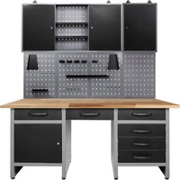 Ondis24 Werkstatt-Set "Harry", anthrazit, Metall - grau