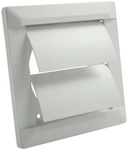 MARLEY Verschlusskappe, eckig, Hart-PVC (PVC-U), wei&szlig; - weiss