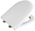 WENKO WC-Sitz &raquo;Exclusive&laquo;, Breite: 375 mm, D-Form, Duroplast - weiss