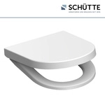 SCH&Uuml;TTE WC-Sitz &raquo;White&laquo;, Duroplast, D-Form, mit Softclose-Funktion - weiss