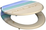 SCH&Uuml;TTE WC-Sitz &raquo;Relax&laquo;, MDF, oval - bunt