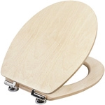 CORNAT WC-Sitz &raquo;LIGNA&laquo;, Echtholz, oval, mit Softclose-Funktion - braun