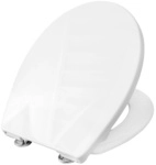 CORNAT WC-Sitz &raquo;PREMIUM&laquo;, Duroplast, oval, mit Softclose-Funktion - weiss
