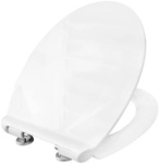 CORNAT WC-Sitz &raquo;PREMIUM&laquo;, Duroplast, oval, mit Softclose-Funktion - weiss