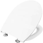 CORNAT WC-Sitz &raquo;PREMIUM&laquo;, Duroplast, oval, mit Softclose-Funktion - weiss