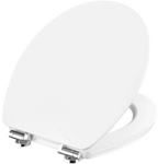 CORNAT WC-Sitz &raquo;VALE&laquo;, MDF, oval, mit Softclose-Funktion - weiss