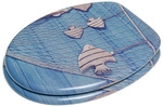 Sanilo WC-Sitz, BxL: 37,7 x 47 cm, Seefahrt - blau