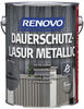 RENOVO Dauerschutzlasur Metallic, silbermetallic RAL 7465 - grau