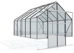 VITAVIA Gew&auml;chshaus &raquo;Cassandra&laquo;, 8,3 m&sup2;, Aluminium/ESG Glas, winterfest -