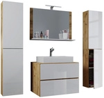 VCM Badm&ouml;bel &raquo;Lendas&laquo;, 5-teilig - beige