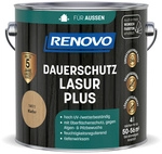 RENOVO Dauerschutzlasur &raquo;PLUS&laquo;, lmh 4,0L kiefer 1411 - braun