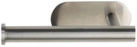 WENKO Toilettenpapierhalter &raquo;Turbo-Loc Orea matt&laquo;, Edelstahl, matt - silberfarben