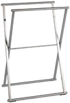WENKO Handtuchst&auml;nder &raquo;Lava&laquo;, Edelstahl, BxHxT: 53,5 x 80,5 x 35 cm - silberfarben