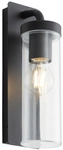 BRILLIANT Wandleuchte &raquo;Aosta&laquo;, zylindrisch, mattschwarz, Metall/Kunststoff