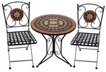 GARDEN PLEASURE Gartenm&ouml;belset &raquo;PULAR&laquo;, 2 Sitzpl&auml;tze, max. Belastung: 120 kg -