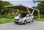 WEKA Einzelcarport &raquo;612&laquo;, Flachdach, ohne Dacheindeckung, europ&auml;ische Kiefer,