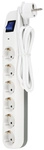 REV-Ritter Steckdosenleiste, BxHxL: 5,2 x 4,6 x 35,5 cm - weiss