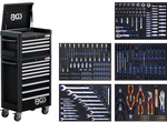 BGS Technic Werkstattwagen &raquo;Profi Standard Maxi&laquo;, Werkstattwagen 12 Schubladen ,