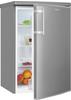 Exquisit Vollraumkühlschrank, BxHxL: 55 x 85,5 x 57 cm, 127 l, edelstahlfarben -