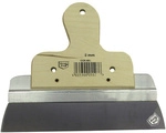 CONNEX Fl&auml;chenspachtel, Edelstahl / Aluminium / Holz - silberfarben