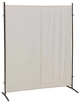 MERXX Sichtschutz, BxH: 157 x 190 cm, beige - silberfarben