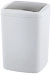 WENKO Schwingdeckeleimer, 8,5 l - weiss