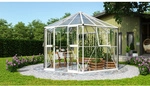 VITAVIA Gew&auml;chshaus &raquo;Pi 9000&laquo;, BxHxL: 336 x 277,7 x 383,3 cm - weiss