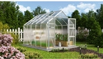 VITAVIA Gew&auml;chshaus &raquo;Domus 8300&laquo;, BxHxL: 257 x 246 x 325 cm - silberfarben