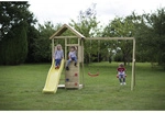 WENDITOYS Kletterspielturm &raquo;Pinguin&laquo;, BxHxT: 340 x 270 x 280 cm, natur - braun