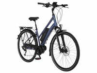 FISCHER FAHRRAD E-Bike Trekking »ETD 1820«, 28 Zoll, RH: 44 cm, 9-Gang - blau