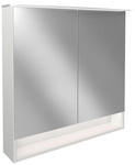 FACKELMANN Spiegelschrank &raquo;B.style&laquo;, Weiss, LED, 2 T&uuml;ren, BxHxT: 80 x 81,2 x 26,3