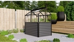 VITAVIA Hochfr&uuml;hbeet &raquo;Paris ESG&laquo;, BxHxL: 83,1 x 136,9 x 121,7 cm, Aluminium -
