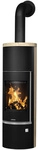 JUSTUS Kaminofen &raquo;Faro Aqua 2.0&laquo;, schwarz/beige, Sandstein, 8,5 kW, wasserf&uuml;hrend