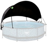 EXIT Toys Sonnensegel, f&uuml;r Pools, ⌀xH: 320 x 175 cm - schwarz