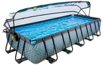 EXIT Toys Pool &raquo;Stone Pools&laquo;, Breite: 320 cm, 12600 l, grau