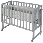 roba Beistellbett, (BxL): 49,5 cm x 90 cm, Holz, taupe - braun