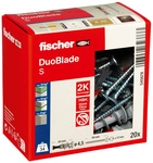 FISCHER Gipskartond&uuml;bel &raquo;DUOBLADE&laquo;, 44 mm, Kunststoff - grau