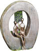 GRANIMEX Teichfigur »Paris und Helena«, Polystone, natur/bronzefarben - braun