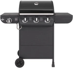 EL FUEGO Gasgrill &raquo;Columbus&laquo;, 3+1 Brenner, Grillfl&auml;che: 56 x 41 cm, schwarz