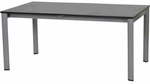 SIEGER Ausziehtisch, BxHxL: 95 x 75 x 165 cm, Tischplatte: Vivodur - silberfarben