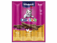 VITAKRAFT Katzensnack »Cat Stick Mini«, 18 g (3 Sticks), Fleisch