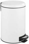 WENKO Treteimer &raquo;LEMAN&laquo;, H&ouml;he: 38 cm, 12 l, wei&szlig; - weiss
